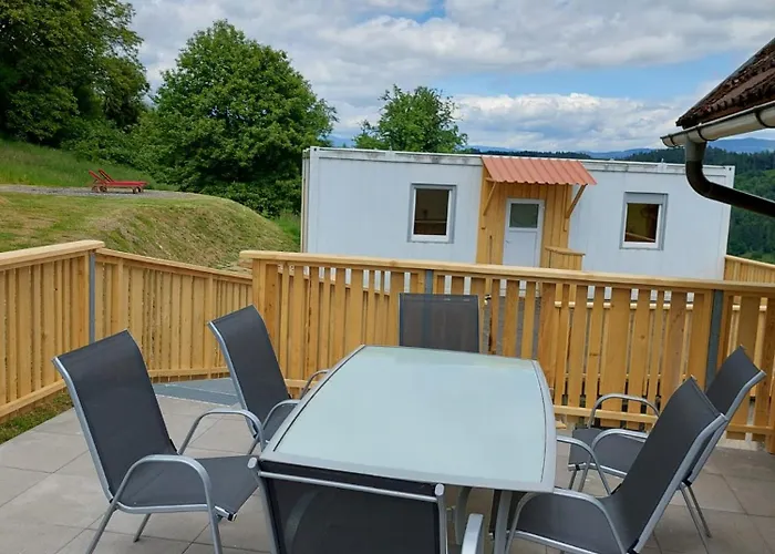 Weitblick Hof Tiny House Çiftlik konaklama *